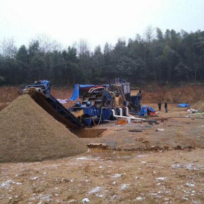 水轮洗沙机械  挖斗式筛沙洗沙机械 